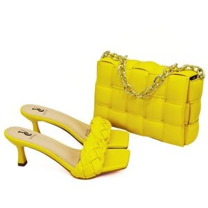 High Fashion Shoes and Bag for Party, Wedding, special occasions, Italian style, African Shoes and Bag Set