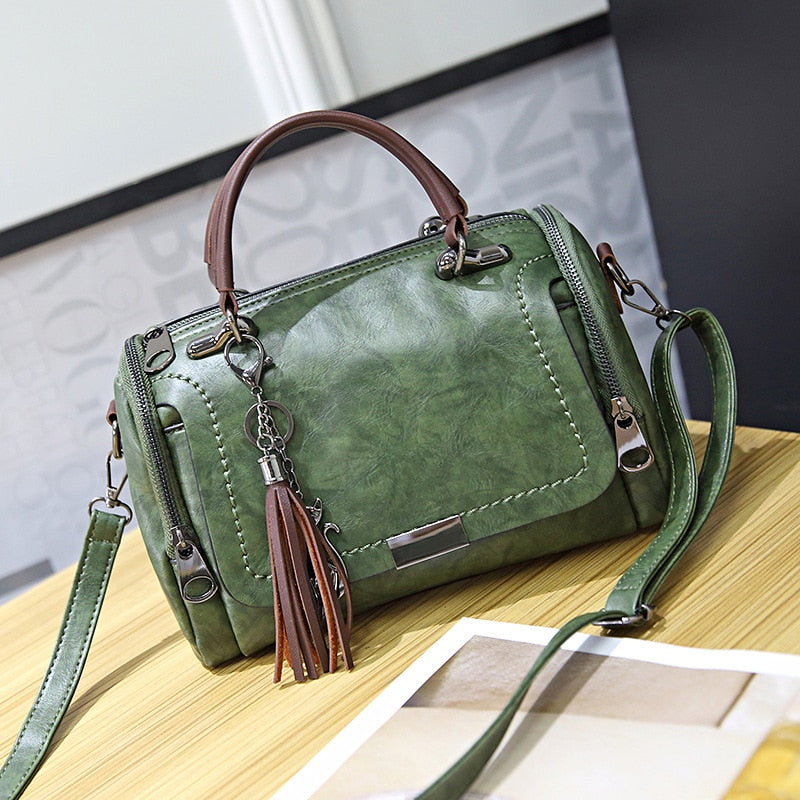 High quality Fashion shoulder handbag,  PU Leather, Tassel, Zipper, hand bag C33