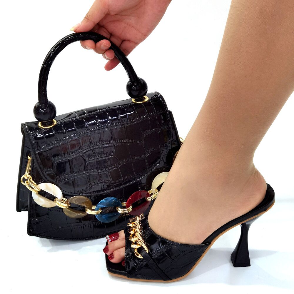 High Fashion Shoes and Bag for Party, Wedding, special occasions, Italian style, African Shoes and Bag Set